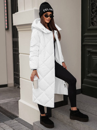 Geacă de femei alb OZONEE JS/5M3173/281Z