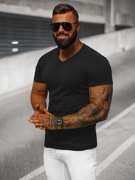 Tricou bărbați negru OZONEE JS/712007Z 