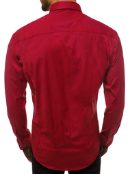 Cămașă bărbați roșie OZONEE B/K59
