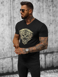 Tricou bărbați negru OZONEE NB/3011Z