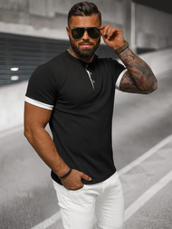 Tricou bărbați negru OZONEE O/M011