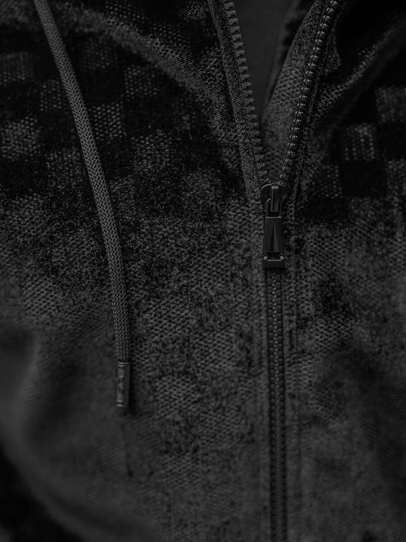 Trening catifea bărbați negru OZONEE O/3A133/A135