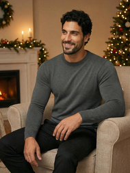 Pulover bărbați antracit OZONEE NB/MMB602/3Z