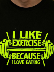 Maiou bărbați galben-negru OZONEE MACH/M1210Z