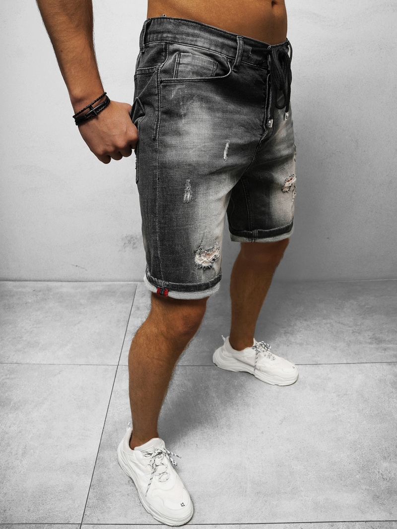 Pantaloni scurti bărbați antracit OZONEE NB/MP0035G