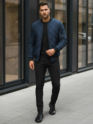 Jachetă bărbați bleumarin OZONEE JS/MY01Z 