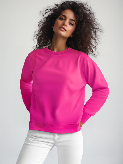 Hanorac femei roz inchis OZONEE JS/W01Z