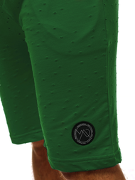 Pantaloni scurți sport bărbați verde OZONEE MAD/2923