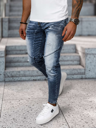 Blugi bărbaţi albaștri OZONEE NB/MP0045B