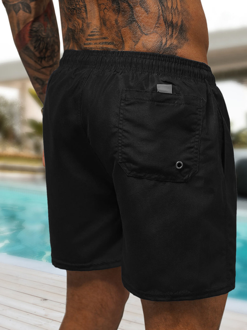 Pantaloni scurti de baie bărbați negri OZONEE JS/XL020/1