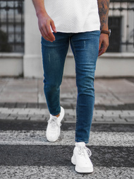 Blugi bărbaţi albaștri închis OZONEE E/5192/03