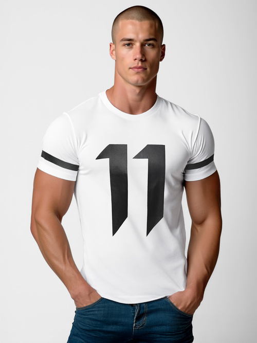 Tricou bărbați alb OZONEE O/8T1262/1Z