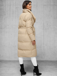 Geacă de iarnă parka femei bej OZONEE JS/M737/62Z