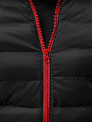 Jachetă de primăvară bărbați neagră/2 OZONEE JB/JP1111