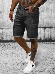 Pantaloni scurti bărbați negri OZONEE O/24000