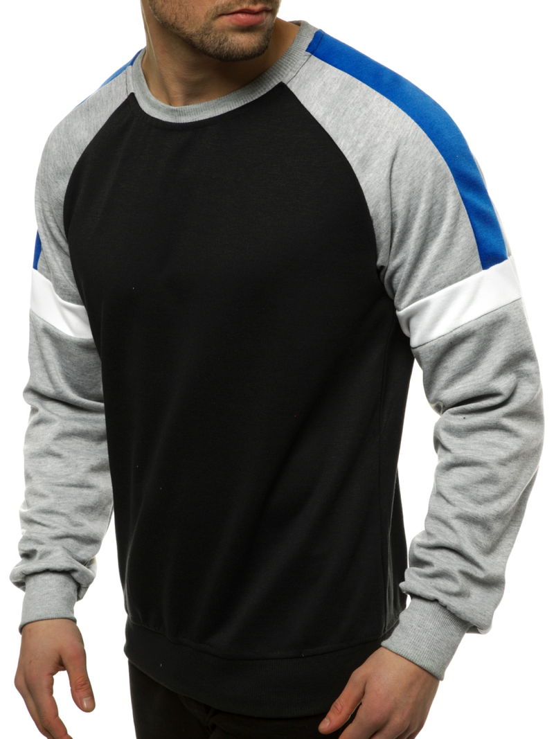 Hanorac bărbați negri OZONEE JS/JZ11038