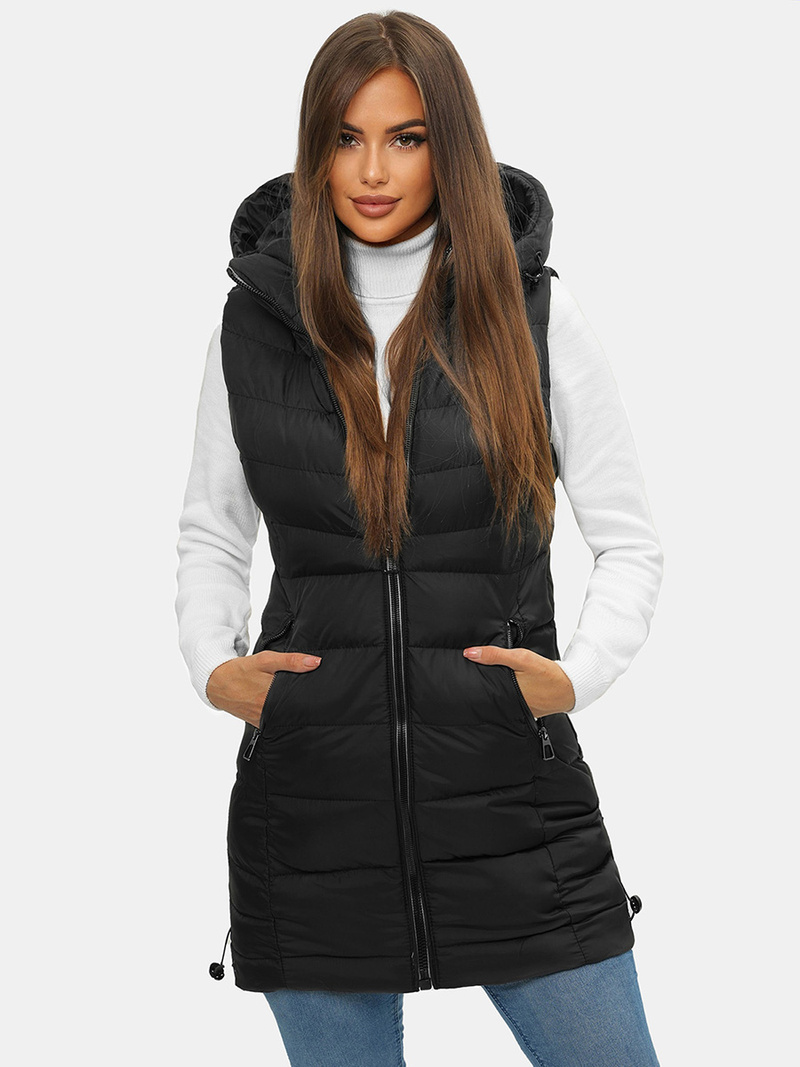 Vestă femei neagră OZONEE N/7044