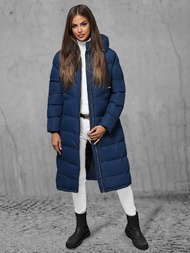 Geacă de femei albastru marin OZONEE JS/M736/215