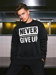 Hanorac bărbați negru OZONEE JS/8B1769/3