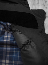 Geacă bărbați neagră OZONEE JS/5M718/392