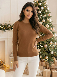 Pulover de dama camel OZONEE JS/8005/7Z