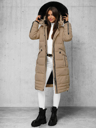 Geacă de femei bej închis OZONEE O/W377