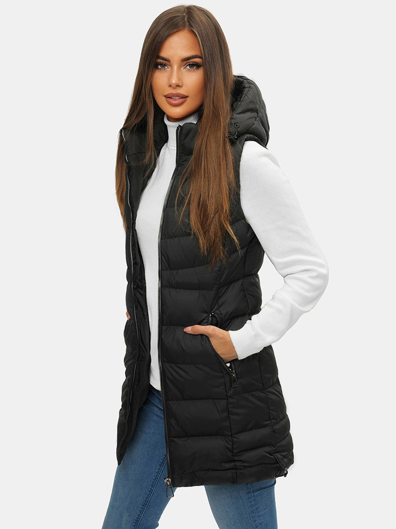 Vestă femei neagră OZONEE N/7044