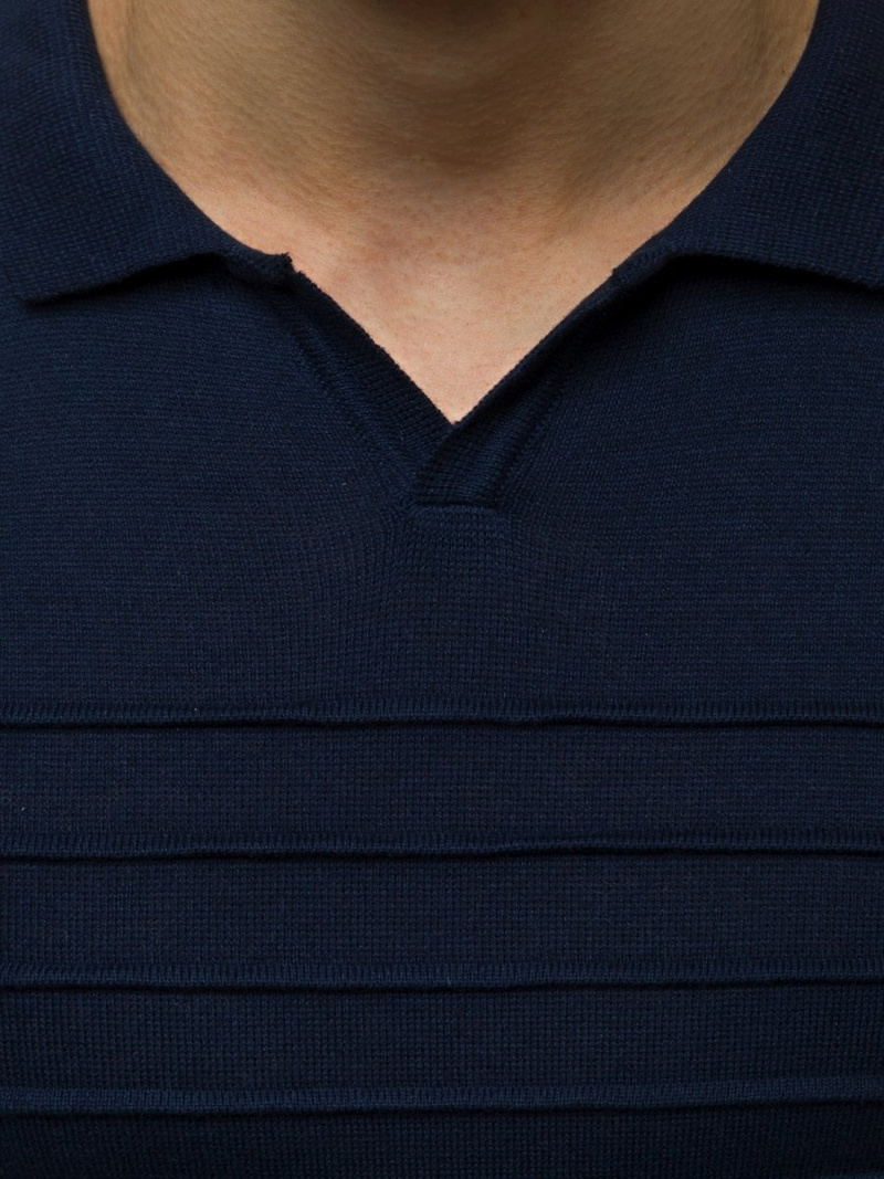 Pulover bărbați albastru albastru marin OZONEE L/2318