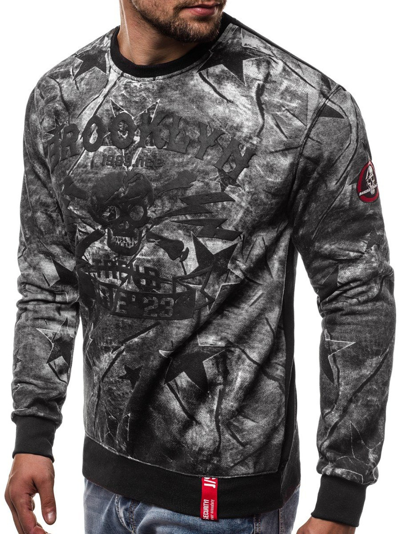 Hanorac bărbați gri OZONEE JS/DD250Z