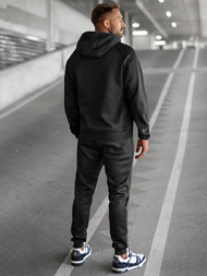 Compleu sport bărbaţi negru OZONEE JS/8C1967/3