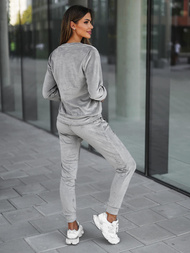 Compleu dama din catifea gri OZONEE O/8C1173/2