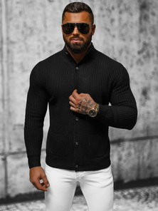 Pulover bărbați negru OZONEE NB/MM6020/4