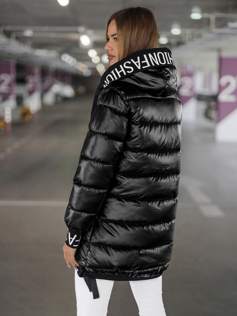 Geacă de femei neagra OZONEE JS/5M3188/392Z