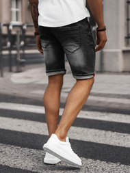 Pantaloni scurti bărbați negri OZONEE NB/MP0044NZ