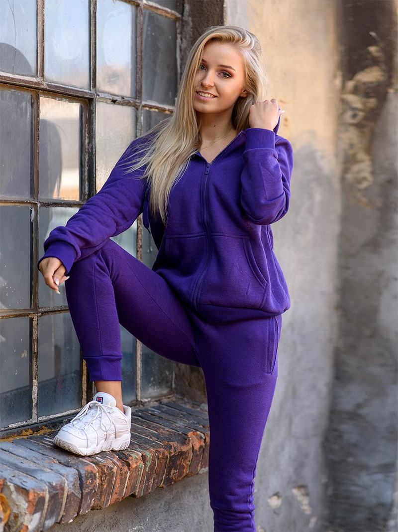 Pantaloni de training femei violet OZONEE JS/CK01/30