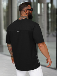 Tricou bărbați negru OZONEE O/QQ1185