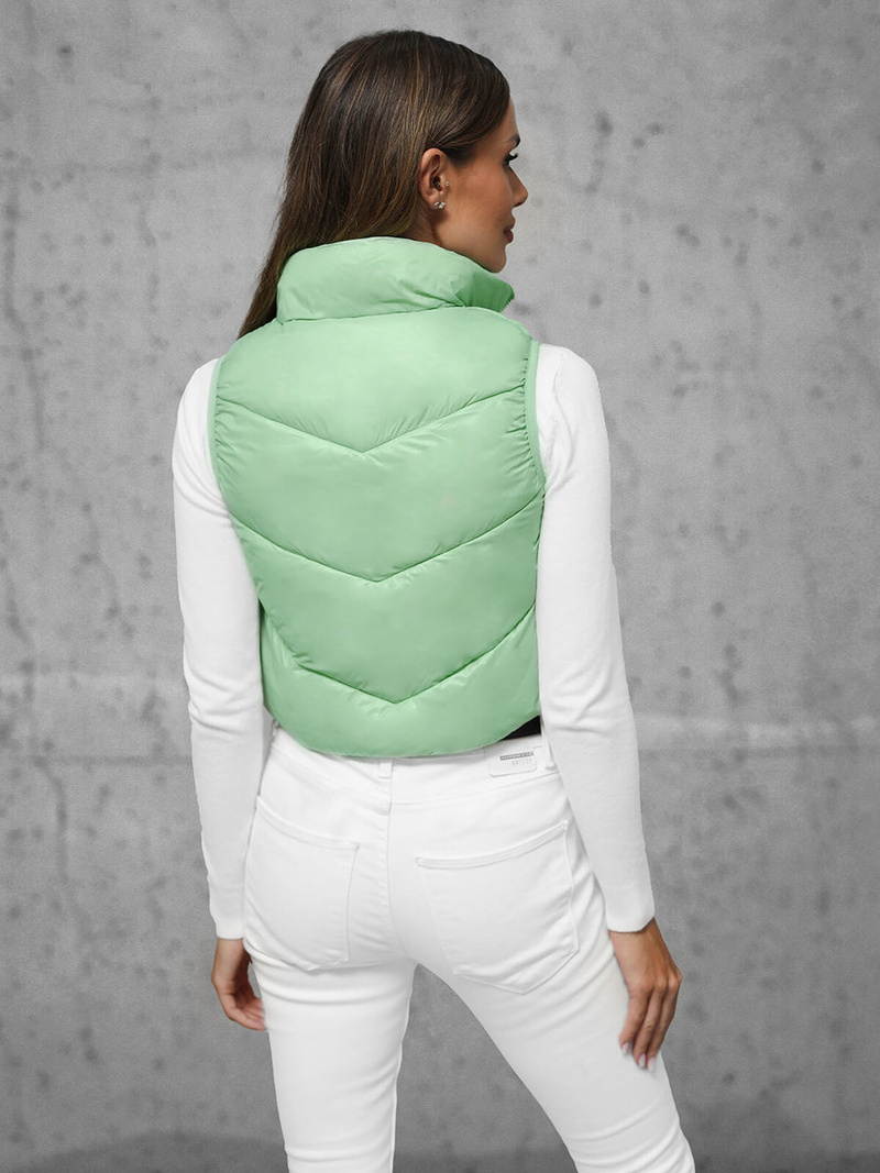 Vestă femei verde-mentă OZONEE O/H908Z