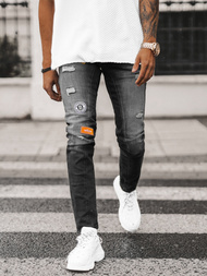 Blugi bărbaţi negri OZONEE NB/MP0047NZ