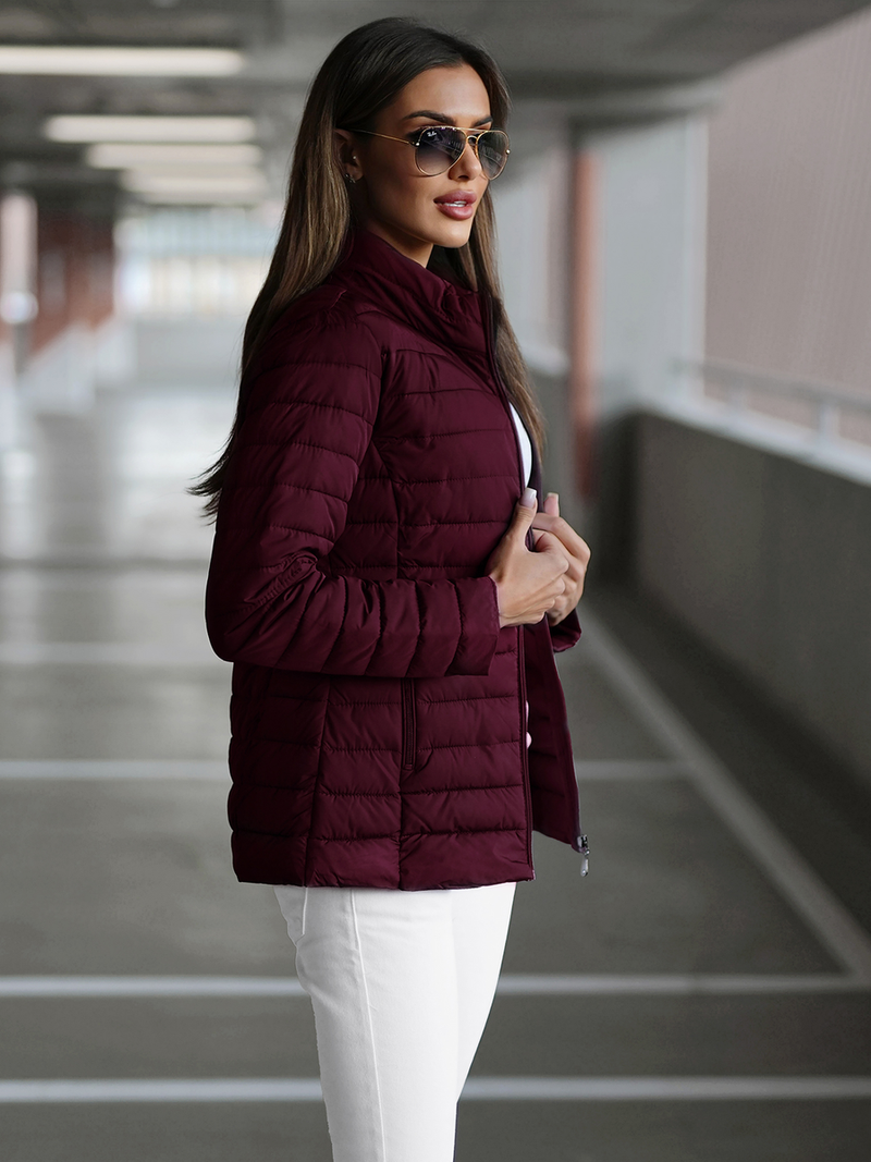 Geacă damă întuneric bordo OZONEE JS/16M9109/01Z