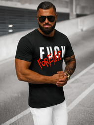 Tricou bărbați negru OZONEE O/T1267/3