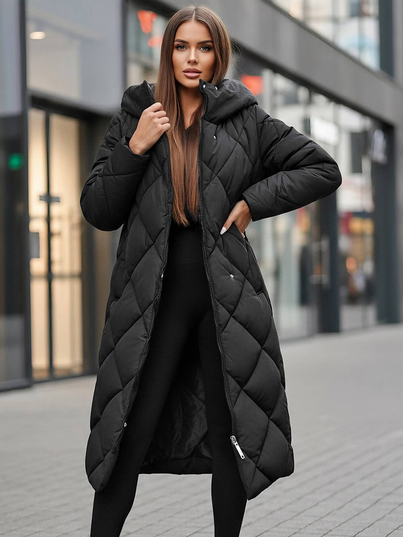 Geacă de femei neagra OZONEE JS/5M3173/392Z