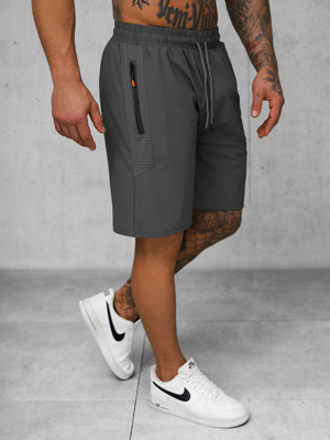 Pantaloni scurți sport pentru bărbați antracit OZONEE JS/12K1802/5