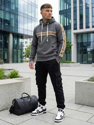 Hanorac bărbați antracit OZONEE JS/8B1729/5Z