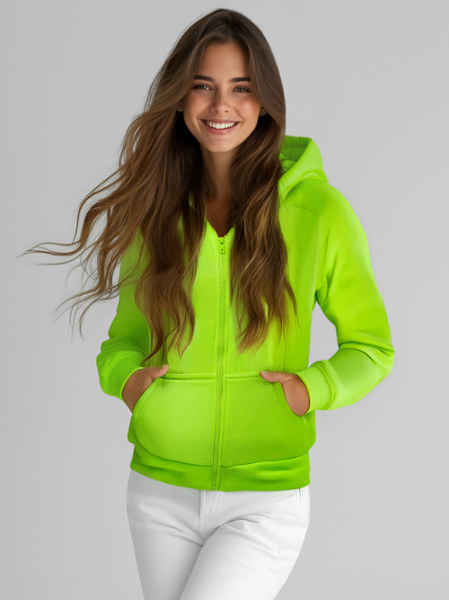 Hanorac femei neon verde OZONEE JS/W03Z