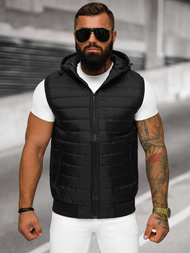 Vestă bărbați neagră OZONEE JS/MY88Z