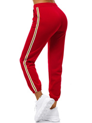 Pantaloni de training femei rosii OZONEE JS/1020/B5