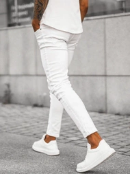 Blugi Bărbaţi Albi OZONEE E/5391/01Z