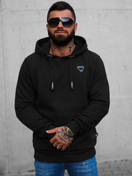 Hanorac bărbați neagră OZONEE O/H1060