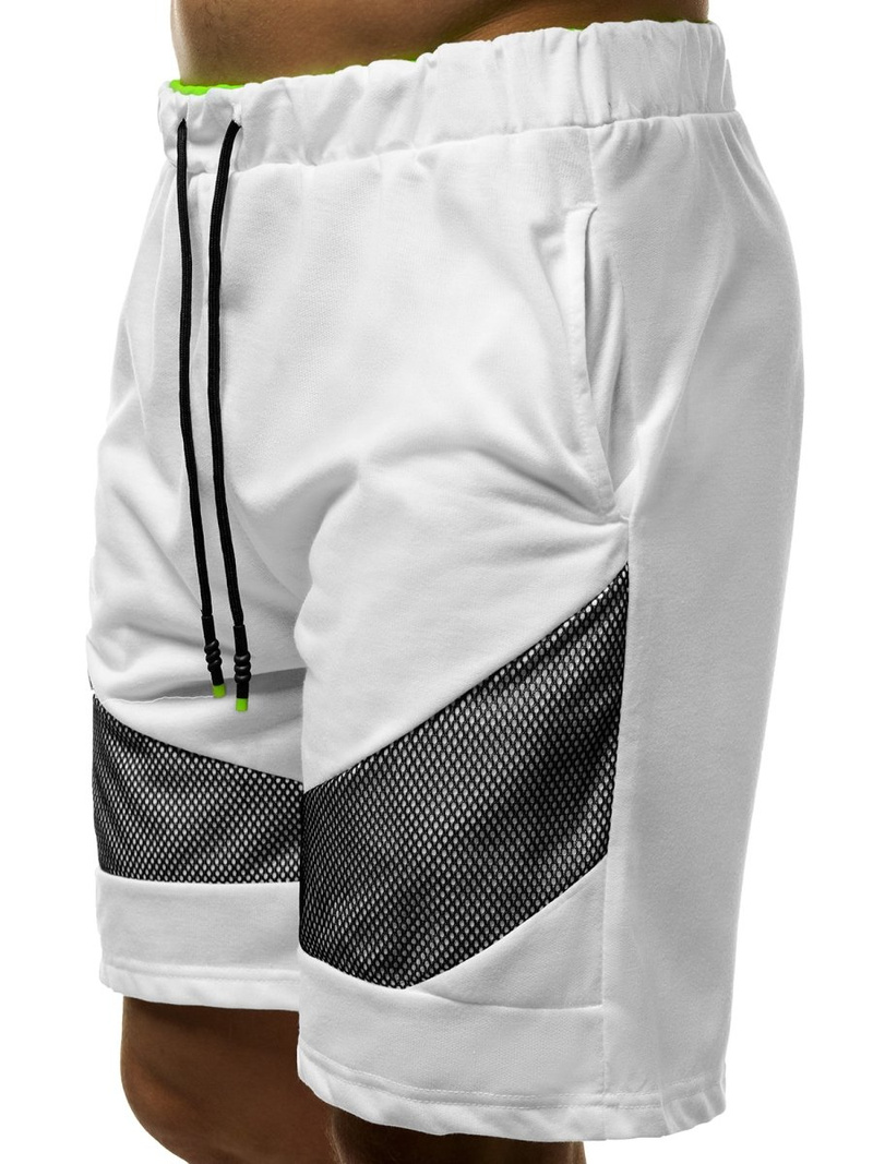 Pantaloni scurti bărbați albi OZONEE JS/KS2503