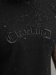 Tricou bărbați negru OZONEE O/QQ1386